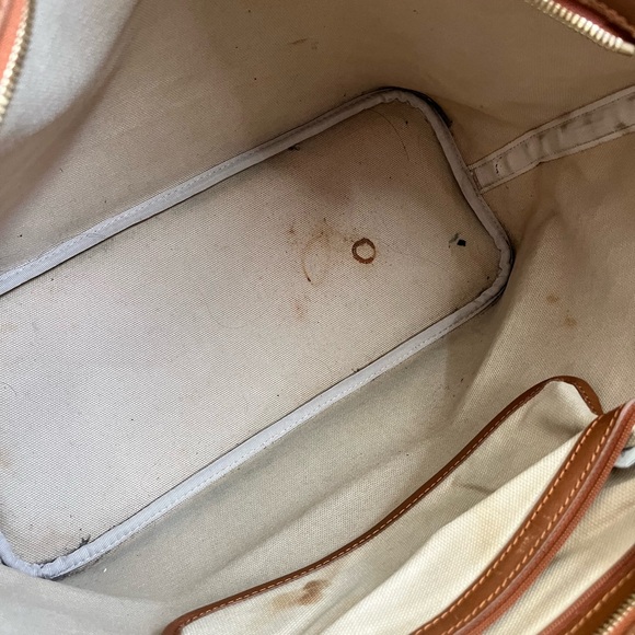 MCM Brown Logo Tote Bag - Picture 3 of 12